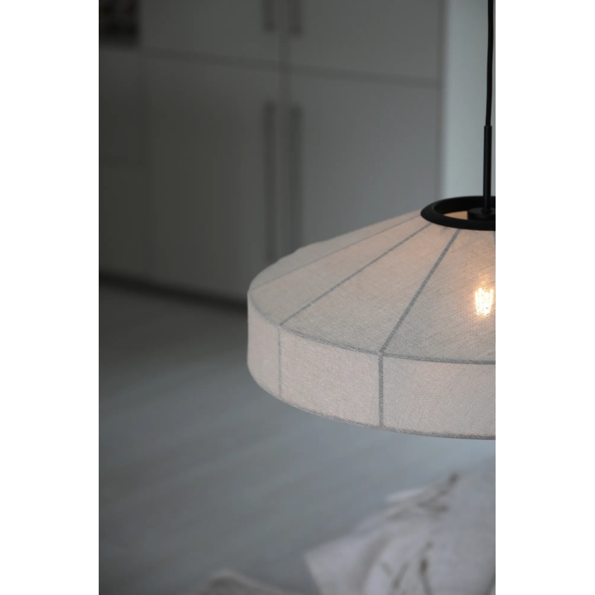Markslöjd 108955 - Pakabinamas šviestuvas ant laido ALIA 1xE27/60W/230V lininė/juoda