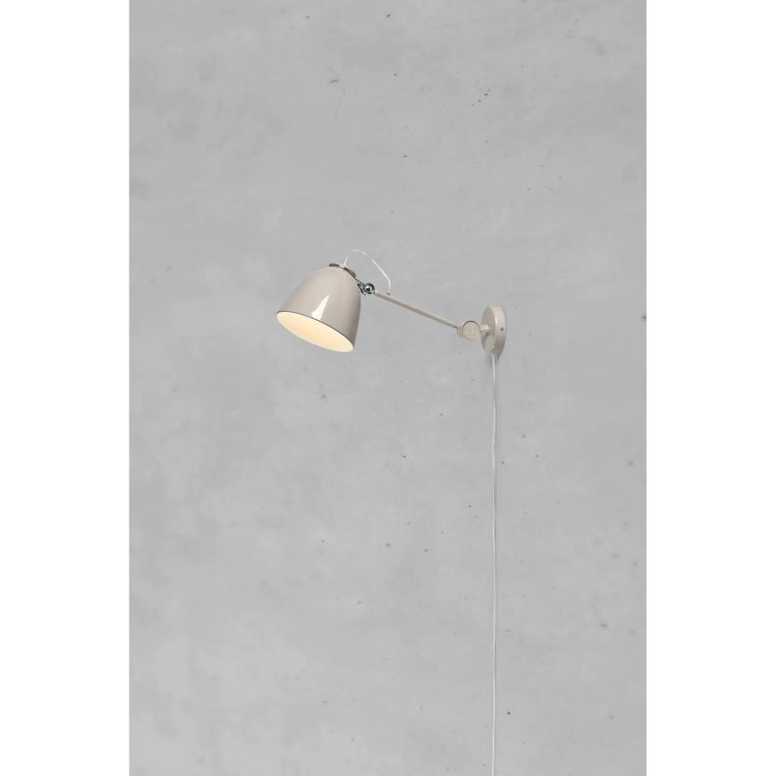 Markslöjd 108964 - Sieninis šviestuvas TILT 1xE27/60W/230V pilkas