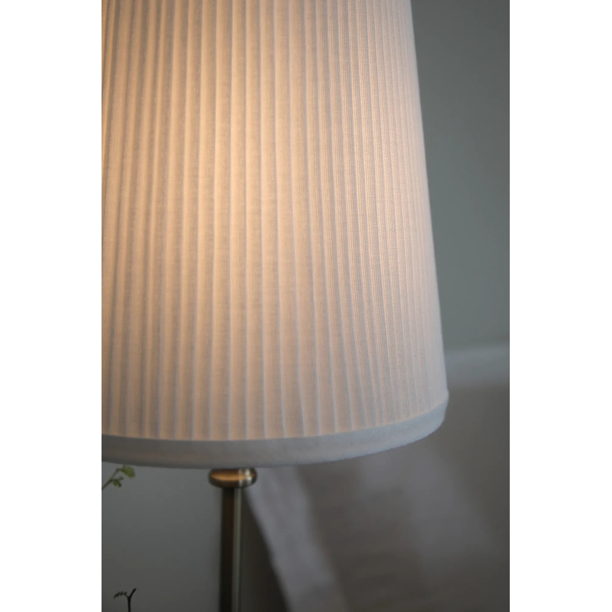 Markslöjd 108969 - Stalinis šviestuvas NOBLE 1xE14/40W/230V 56 cm baltas/žalvaris