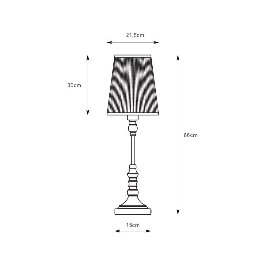 Markslöjd 108970 - Stalinis šviestuvas NOBLE 1xE14/40W/230V 66 cm balta/žalvaris