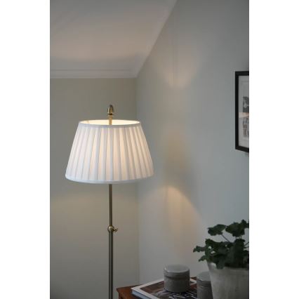 Markslöjd 108972 - Grindinė lempa OXFORD 1xE14/40W/230V balta/žalvaris