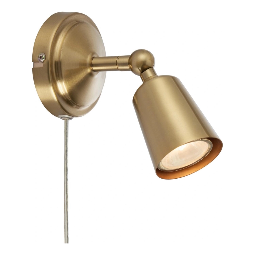 Markslöjd 108978 - Sieninis taškinis šviestuvas TINY 1xGU10/7W/230V žalvarinis