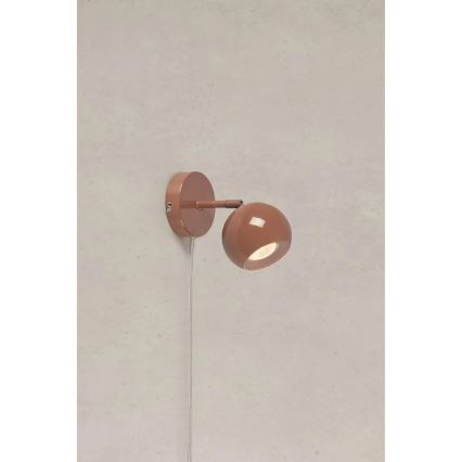 Markslöjd 108984 - Sieninis taškinis šviestuvas POP 1xGU10/7W/230V rudas