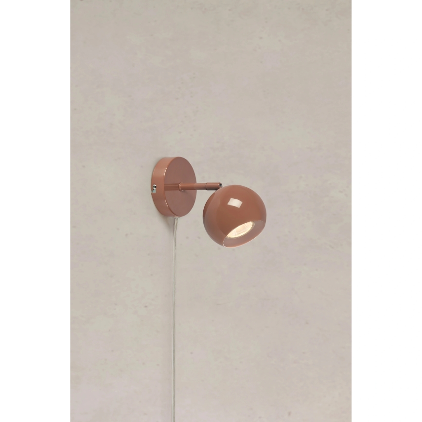 Markslöjd 108984 - Sieninis taškinis šviestuvas POP 1xGU10/7W/230V rudas