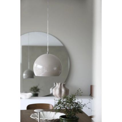 Markslöjd 108986 - POP pakabinamas šviestuvas su laidu 1xE27/40W/230V, skersmuo 28 cm, pilkas