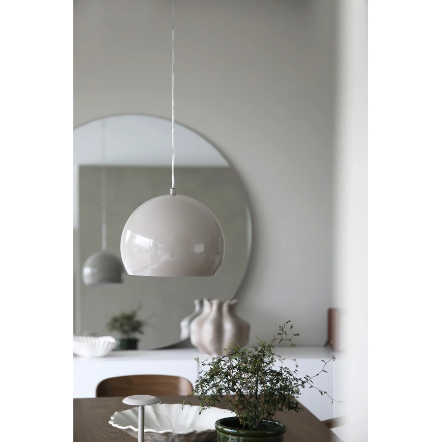 Markslöjd 108986 - POP pakabinamas šviestuvas su laidu 1xE27/40W/230V, skersmuo 28 cm, pilkas