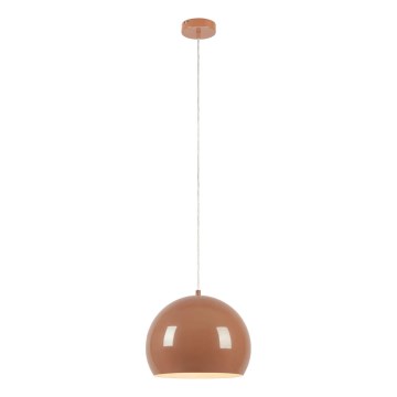 Markslöjd 108987 - pakabinamas šviestuvas POP ant laido, 1xE27/40W/230V, skersmuo 28 cm, rudos spalvos