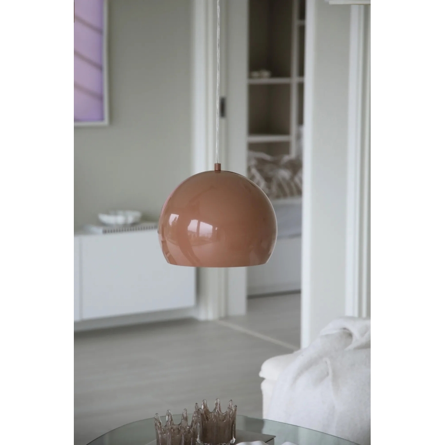 Markslöjd 108987 - pakabinamas šviestuvas POP ant laido, 1xE27/40W/230V, skersmuo 28 cm, rudos spalvos