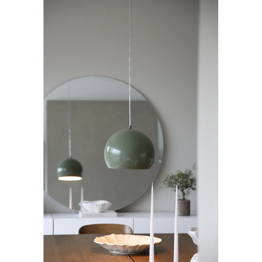 Markslöjd 108988 - Pakabinamas šviestuvas POP su laidu 1xE27/40W/230V, skersmuo 28 cm, žalias