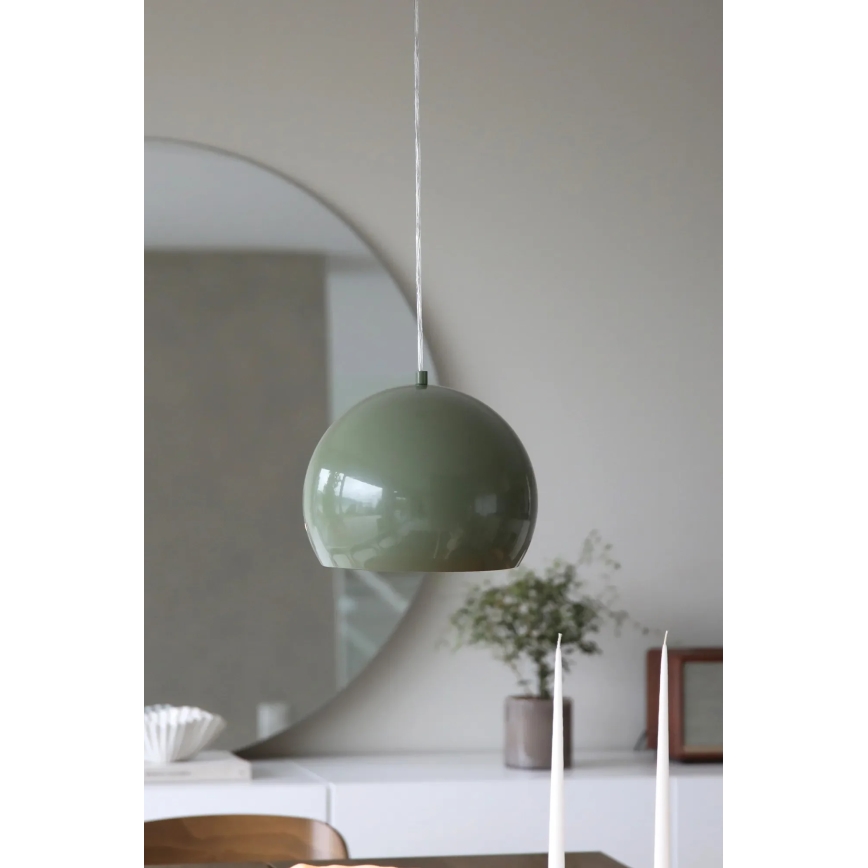 Markslöjd 108988 - Pakabinamas šviestuvas POP su laidu 1xE27/40W/230V, skersmuo 28 cm, žalias