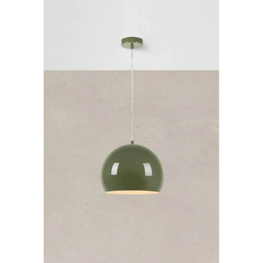 Markslöjd 108988 - Pakabinamas šviestuvas POP su laidu 1xE27/40W/230V, skersmuo 28 cm, žalias