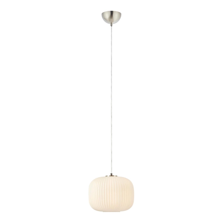 Markslöjd 109008 - Pakabinamas šviestuvas su laidu SOBER 1xE27/40W/230V, skersmuo 25 cm, matinis chromas