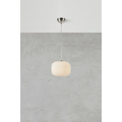 Markslöjd 109008 - Pakabinamas šviestuvas su laidu SOBER 1xE27/40W/230V, skersmuo 25 cm, matinis chromas