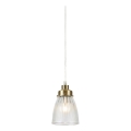 Markslöjd 109010 - Pakabinamas šviestuvas ant laido BELLIS 1xE14/40W/230V žalvarinis