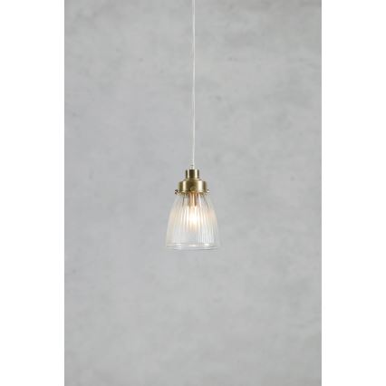 Markslöjd 109010 - Pakabinamas šviestuvas ant laido BELLIS 1xE14/40W/230V žalvarinis