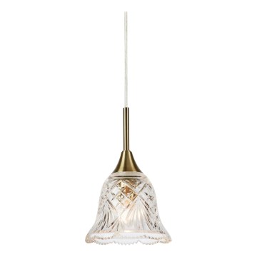 Markslöjd 109011 - Pakabinamas šviestuvas ant laido LUNA 1xE14/40W/230V, žalvarinė apdaila