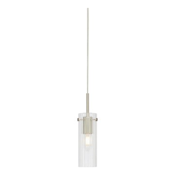 Markslöjd 109013 - Pakabinamas šviestuvas ant laido TIBIA 1xE14/40W/230V skaidrus/žalvaris