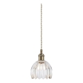 Markslöjd 109136 - pakabinamas šviestuvas ant laido GOTA 1xE14/40W/230V, skersmuo 13 cm, žalvaris/skaidrus