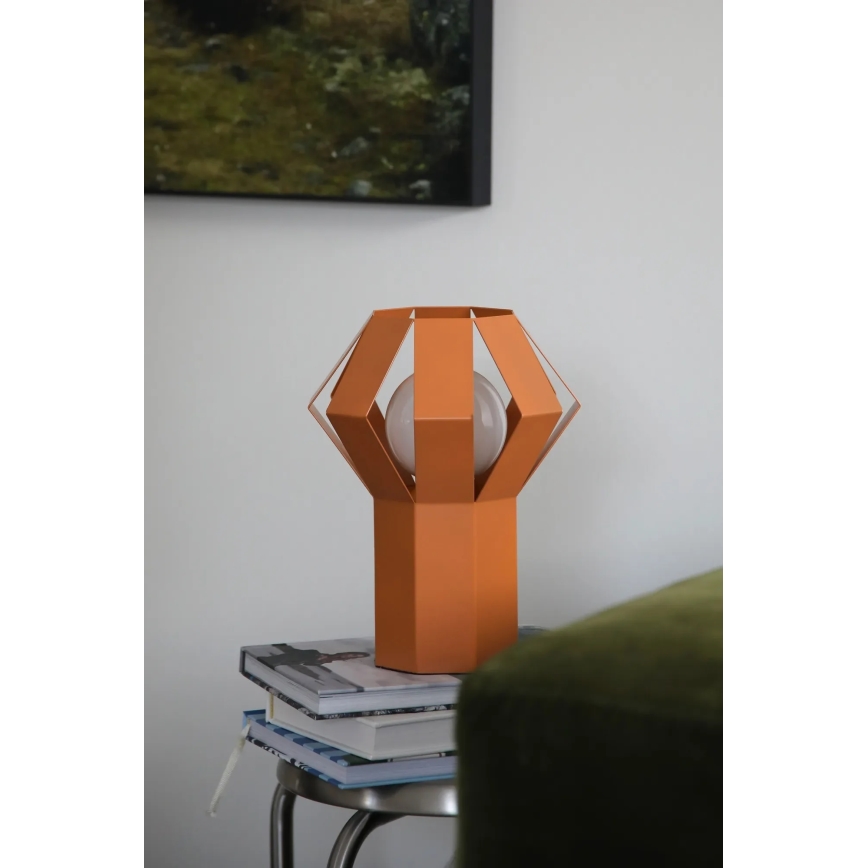 Markslöjd 109149 - Stalinė lempa OCTA 1xE27/60W/230V oranžinė