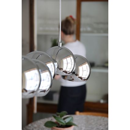 Markslöjd 109168 - Pakabinama liustra CUPOLO 7xE14/40W/230V blizgus chromas