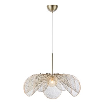 Markslöjd 109170 - Pakabinamas šviestuvas ant laido STYRKA 1xE27/40W/230V Ø 75 cm, smėlio spalvos