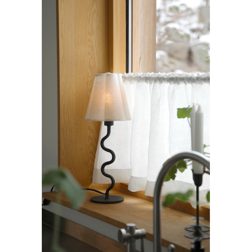 Markslöjd 109171 - Stalinis šviestuvas VEYA 1xE14/40W/230V lininis/juodas