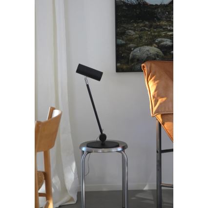 Markslöjd 109183 - LED reguliuojama stalinė lempa ARLO LED/4,9W/230V juoda