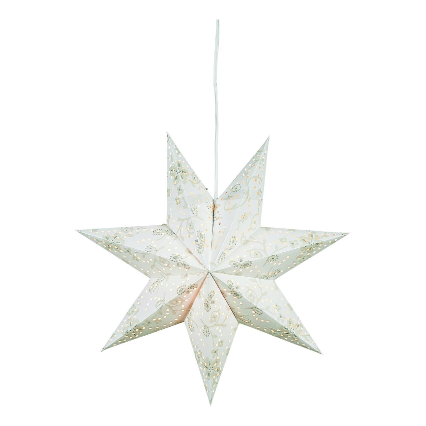 Markslöjd 700118 - Kalėdų dekoracija ARATORP 1xE14/25W/230V 45 cm balta