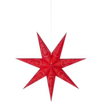 Markslöjd 700120 - Kalėdinė dekoracija ARATORP 1xE14/25W/230V, skersmuo 75 cm, raudona