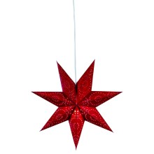 Markslöjd 700122 - Kalėdų dekoracija SATURNUS 1xE14/25W/230V diametras 45 cm raudona
