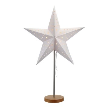 Markslöjd 700688 - Kalėdinė dekoracija MIKKE 1xE14/25W/230V balta 64 cm