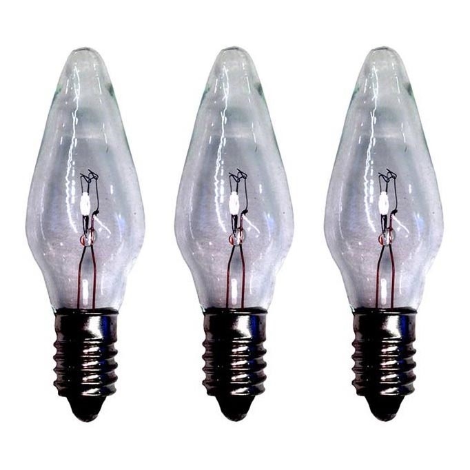 Markslöjd 702323 - KOMPLEKTAS 3x Didelio-našumo Kalėdų lemputė RESERVLAMPA E10/3W/55V