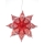 Markslöjd 702561 - Kalėdinė dekoracija HALL 1xE14/25W/230V balta 70 cm raudona