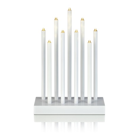 Markslöjd 702588 - Kalėdinė LED žvakidė VIIK 9xLED/0,54W/230/3V balta