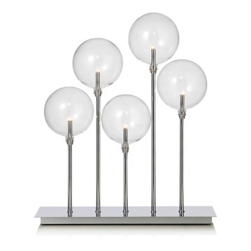 Markslöjd 703519 - Kalėdinė žvakidė MÄSTER 7xE5/0,8W/230/12V matinis chromas