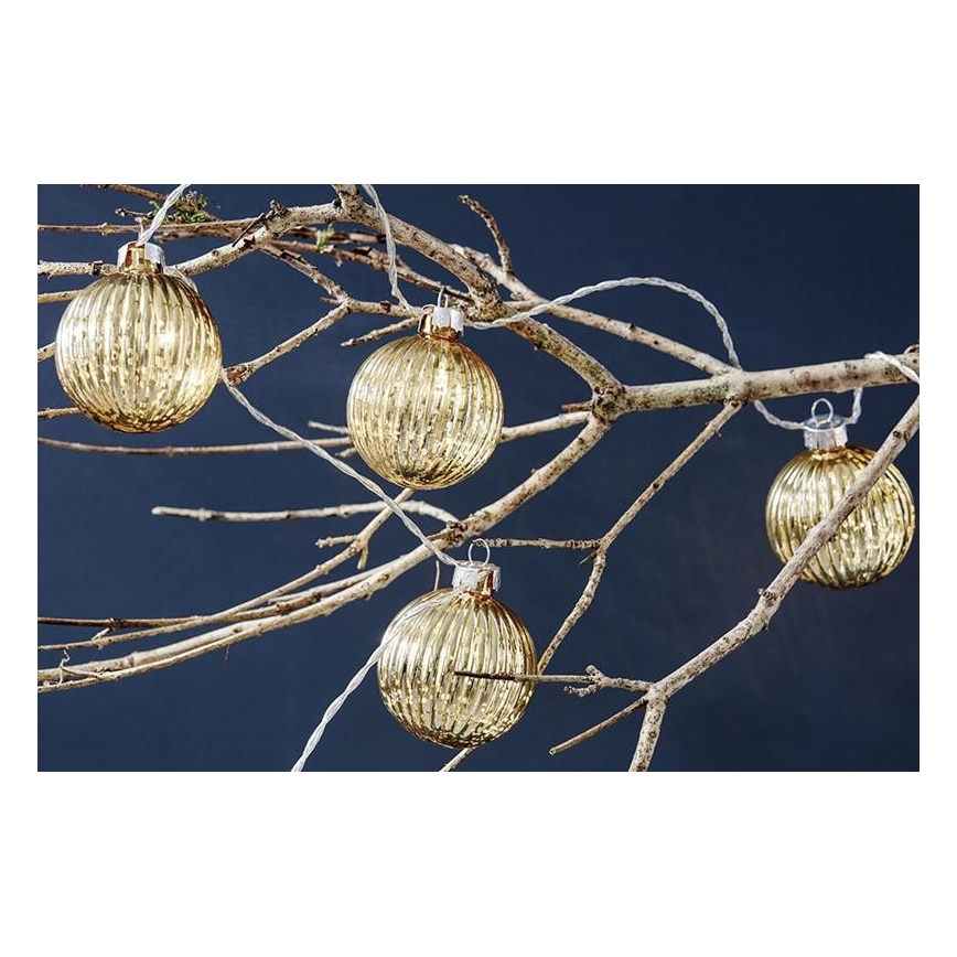 Markslöjd 703781 - LED Kalėdinė girlianda BIGSOLO 10xLED 1,65m šiltai balta