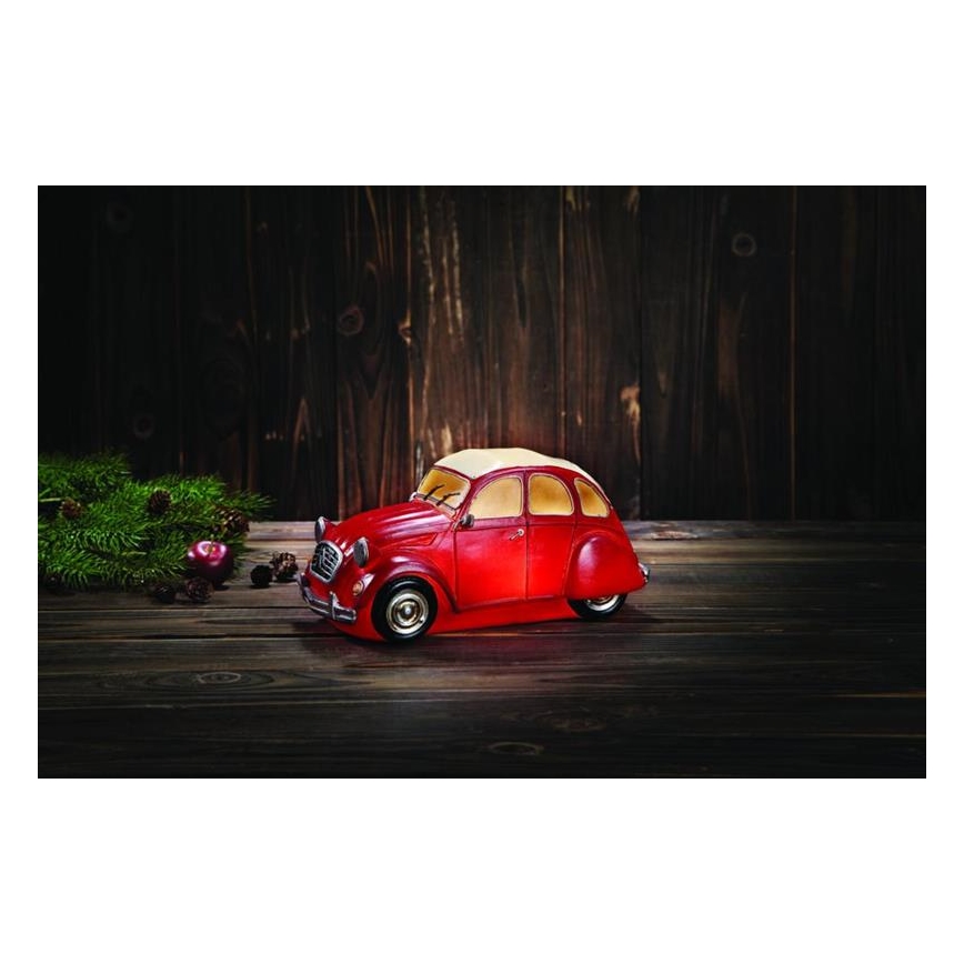 Markslöjd 703952 - LED Dekoracija NOSTALGI 6xLED/0,36W/3xAA C3 raudona