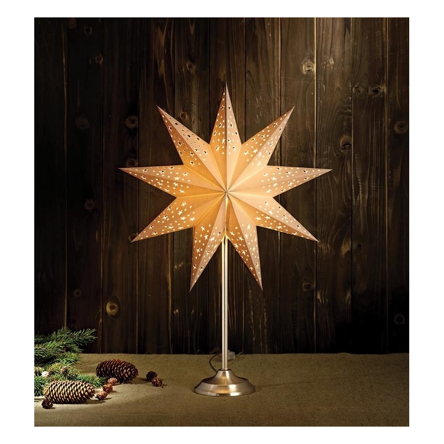 Markslöjd 704116 - Kalėdų dekoracija SOLVALLA 1xE14/25W/230V balta 64 cm