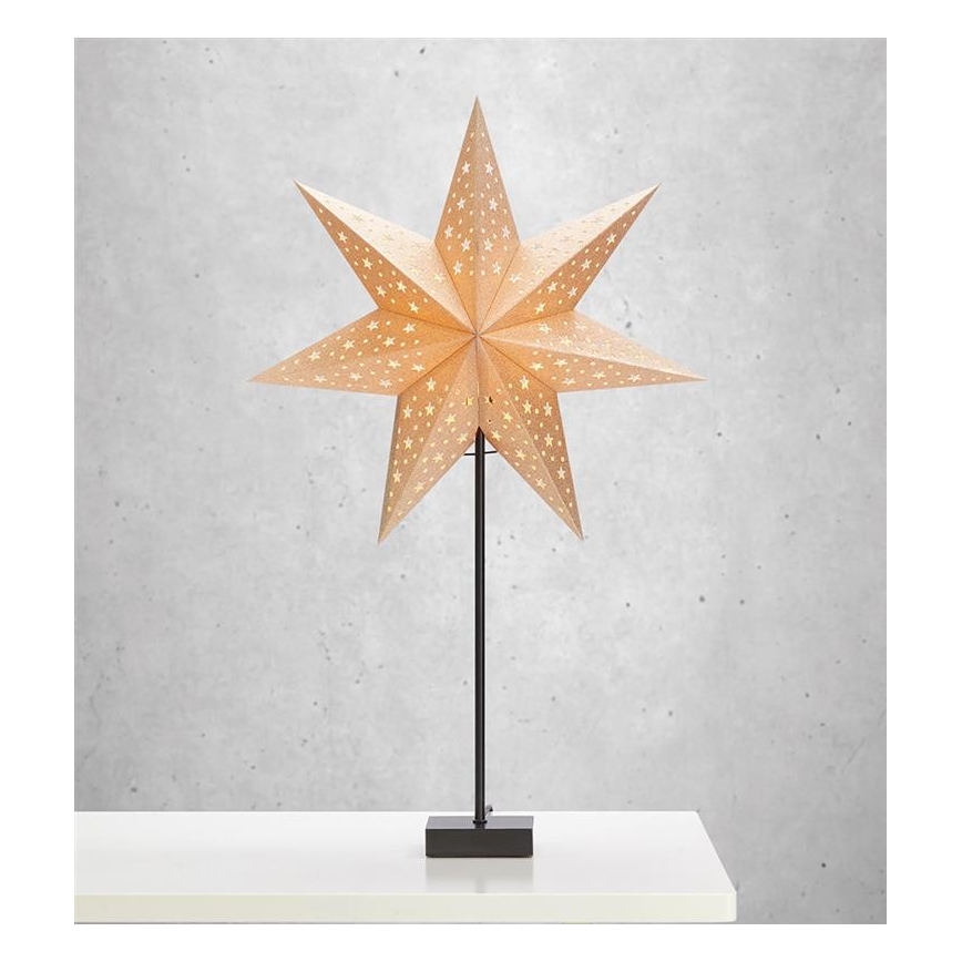 Markslöjd 704454 - Kalėdinė dekoracija SOLVALLA 1xE14 / 25W / 230V auksinė 69 cm