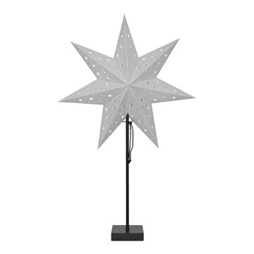 Markslöjd 704455 - Kalėdų dekoracija SOLVALLA 1xE14/25W/230V sidabras 69 cm