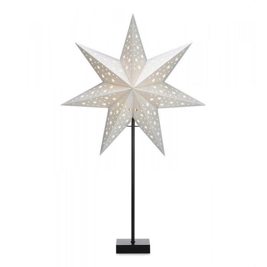 Markslöjd 704455 - Kalėdų dekoracija SOLVALLA 1xE14/25W/230V sidabras 69 cm