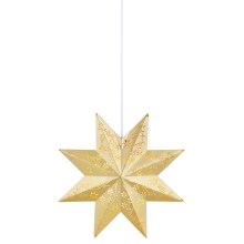 Markslöjd 704695 - Kalėdų dekoracija SILVA 1xE14/25W/230V diametras 30 cm auksas