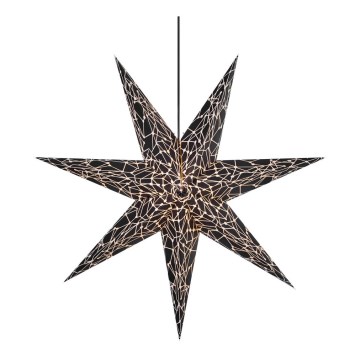 Markslöjd 704877 - Kalėdinė dekoracija KARLA 1xE14/25W/230V juoda 75 cm