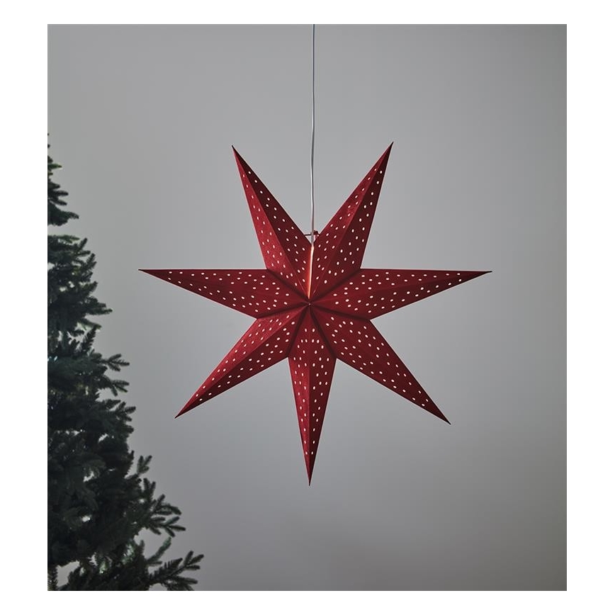 Markslöjd 704902 - Kalėdinė dekoracija CLARA 1xE14/6W/230V 75 cm raudona