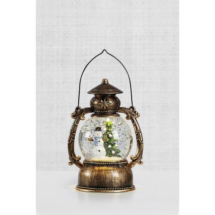 Markslöjd 705053 - Kalėdinė LED dekoracija LOTHAR LED/0,15W/3xAA bronzinis žibintas