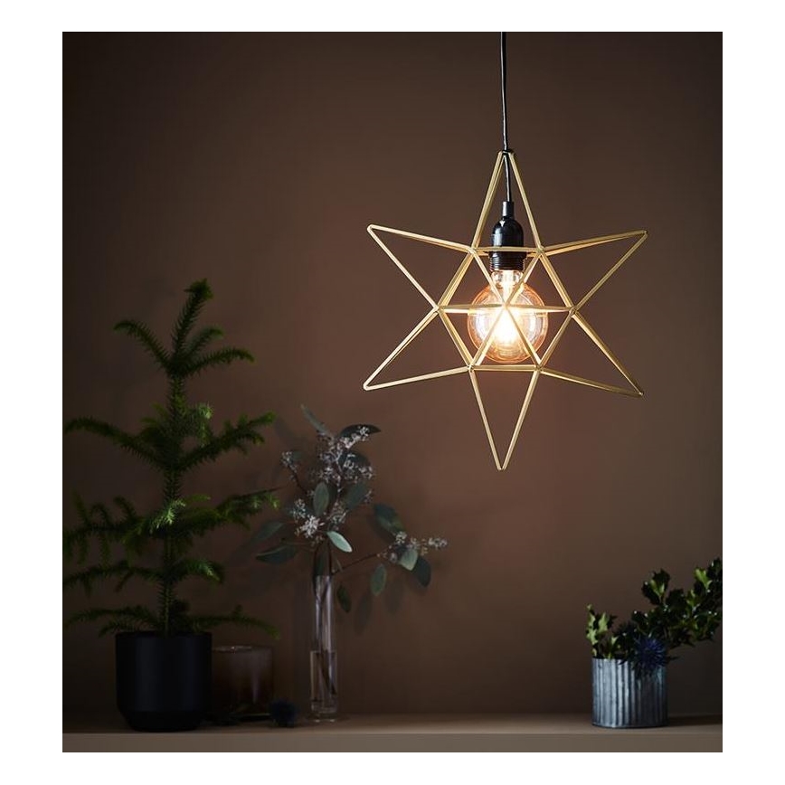 Markslöjd 705298 - Kalėdų dekoracija CONTOUR 1xE27/40W/230V auksas