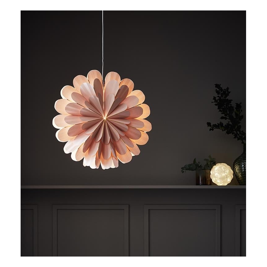 Markslöjd 705307 - Kalėdinė dekoracija MARIGOLD 1xE14/25W/230V 60 cm rožinė