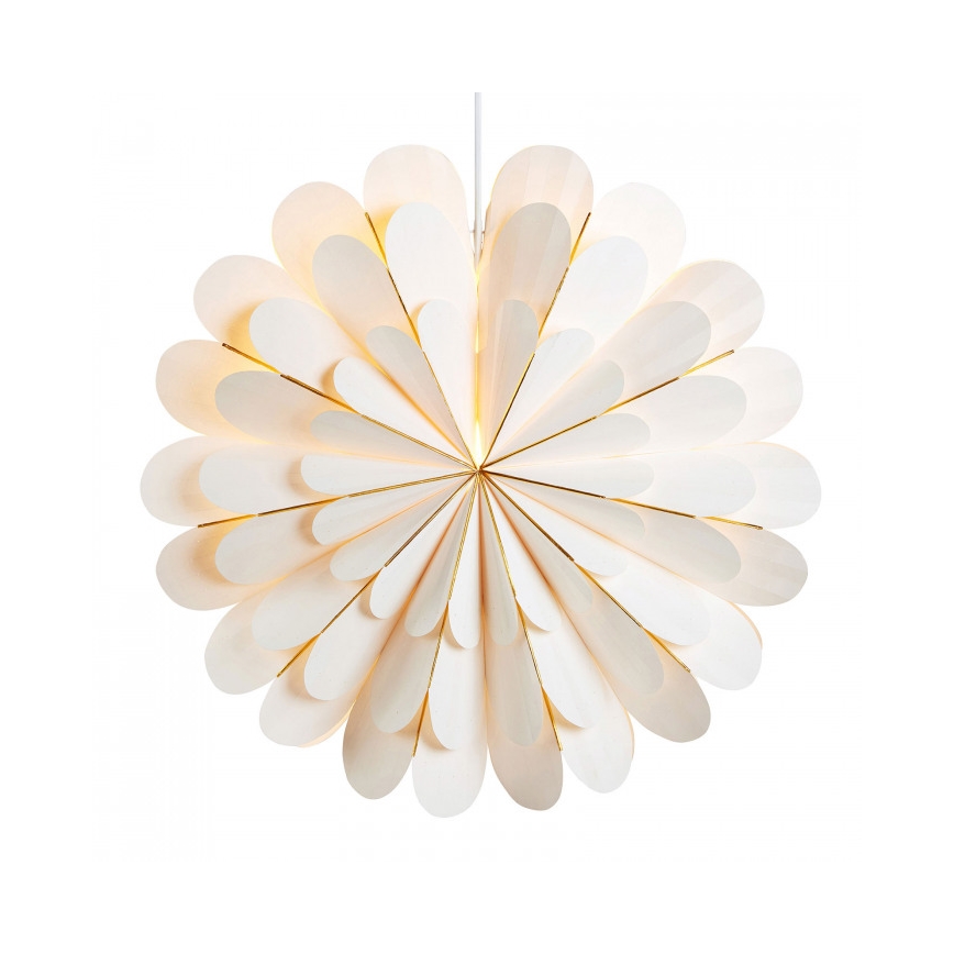 Markslöjd 705309 - Kalėdinė dekoracija MARIGOLD 1xE14/25W/230V d. 60 cm balta