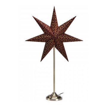 Markslöjd 705313 - Kalėdų dekoracija BAROQUE 1xE14/25W/230V 65 cm bordo