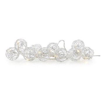 Markslöjd 705442 - LED dekoratyvinė girlianda ZOO 10xLED/2xAA 1,6 m šiltai balta